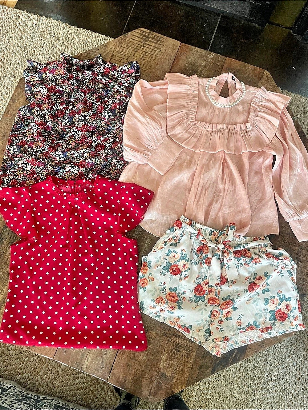 Ladies Floral Mixed Outfit Set